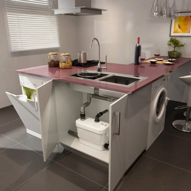 Crea una cocina, o lavandería donde quieras, incluso en un sótano